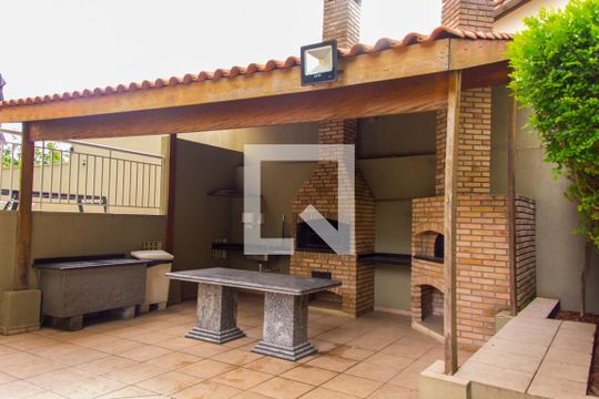 Área comum - Churrasqueira de apartamento para alugar com 3 quartos, 110m² em Vila Valparaíso, Santo André