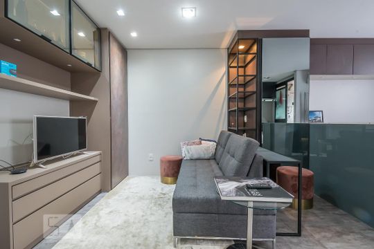 Apartamento para alugar com 1 quarto, 27m² em Cidade Monções, São Paulo