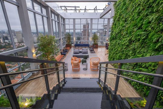 Área comum de apartamento para alugar com 1 quarto, 30m² em Pinheiros, São Paulo
