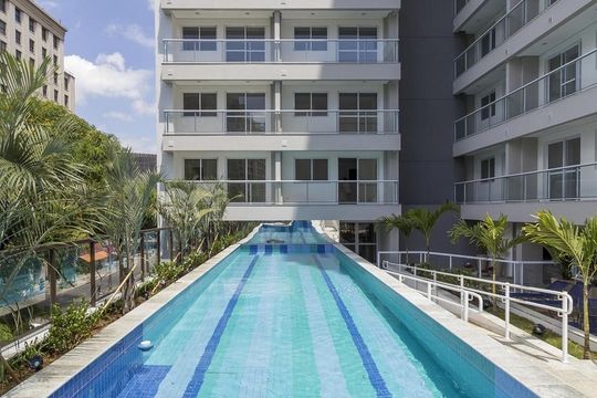 Área comum - Piscina de apartamento à venda com 2 quartos, 52m² em Centro, São Paulo