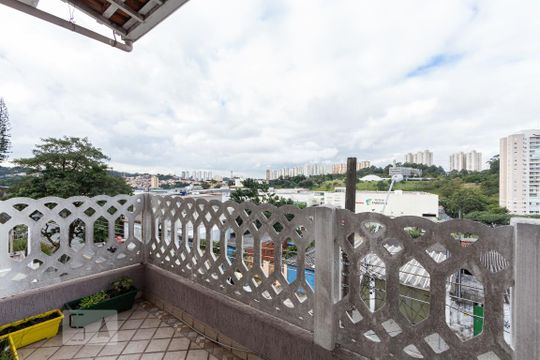 Varanda da Suíte de casa à venda com 4 quartos, 246m² em Parque Industrial das Oliveiras, Taboão da Serra