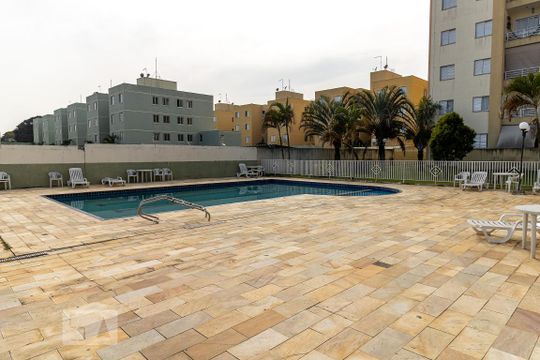 Área comum - Piscina de apartamento para alugar com 3 quartos, 64m² em Cidade Morumbi, São José dos Campos