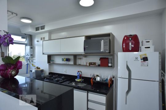 Cozinha de apartamento à venda com 2 quartos, 46m² em Jacarepaguá, Rio de Janeiro