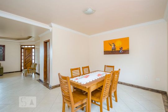 Sala de Jantar de casa à venda com 4 quartos, 300m² em Havaí, Belo Horizonte