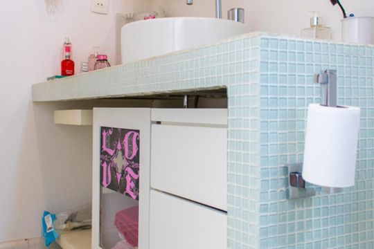 Banheiro do Quarto 3 de apartamento à venda com 5 quartos, 414m² em Jardim Sílvia, Santo André