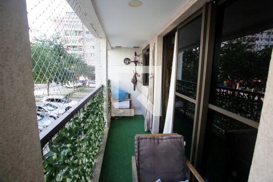 Varanda da Sala de apartamento à venda com 3 quartos, 89m² em Taquara, Rio de Janeiro