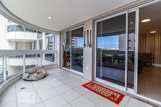 Varanda Gourmet de apartamento para alugar com 2 quartos, 85m² em Barra da Tijuca, Rio de Janeiro