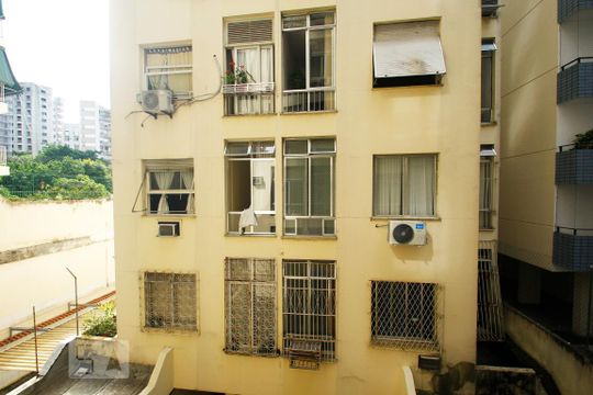 Vista da Sala de apartamento à venda com 2 quartos, 65m² em Laranjeiras, Rio de Janeiro