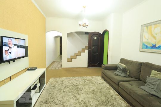 Sala de casa à venda com 3 quartos, 177m² em Parque Capuava, Santo André