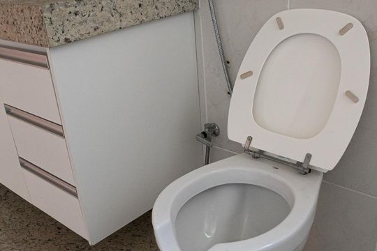 Banheiro da Suíte 2 de apartamento à venda com 4 quartos, 251m² em Jaraguá, Belo Horizonte