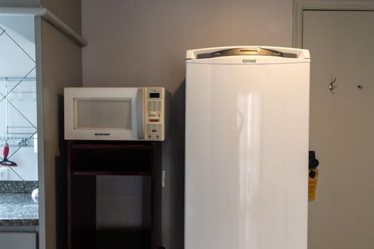 Cozinha de apartamento à venda com 1 quarto, 40m² em Cerqueira César, São Paulo