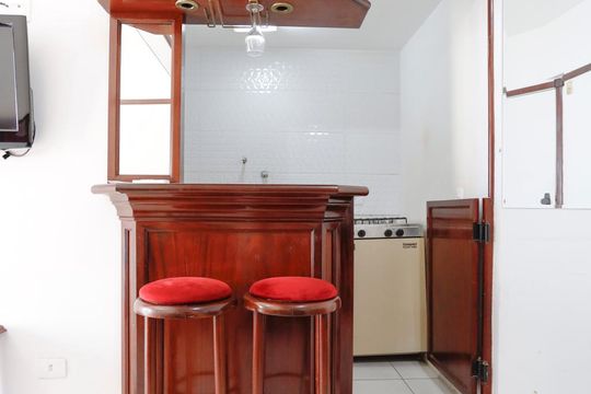 Cozinha de apartamento para alugar com 1 quarto, 32m² em Campos Elíseos, São Paulo