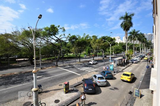 Vista da sala de apartamento à venda com 3 quartos, 140m² em Flamengo, Rio de Janeiro