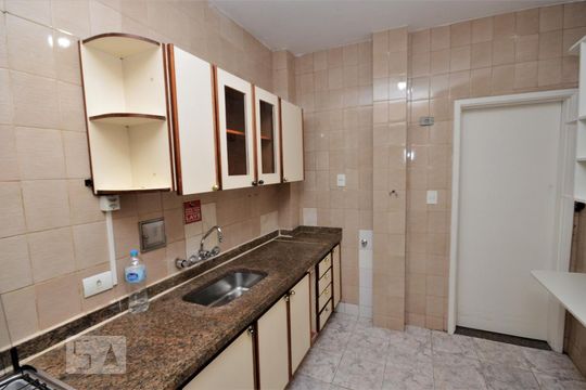 Cozinha - Armários de apartamento à venda com 3 quartos, 140m² em Flamengo, Rio de Janeiro
