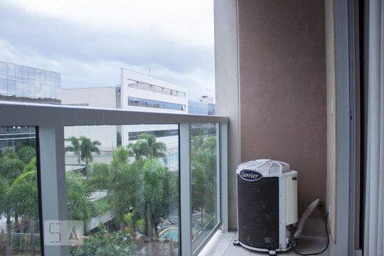 Varanda da Suíte de apartamento para alugar com 2 quartos, 69m² em Barra da Tijuca, Rio de Janeiro