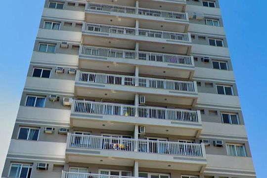 Fachada do bloco de apartamento à venda com 2 quartos, 57m² em Riachuelo, Rio de Janeiro
