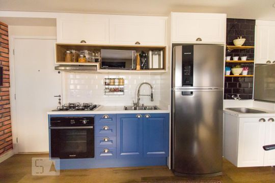 Cozinha de apartamento à venda com 1 quarto, 40m² em Vila Siqueira (zona Norte), São Paulo