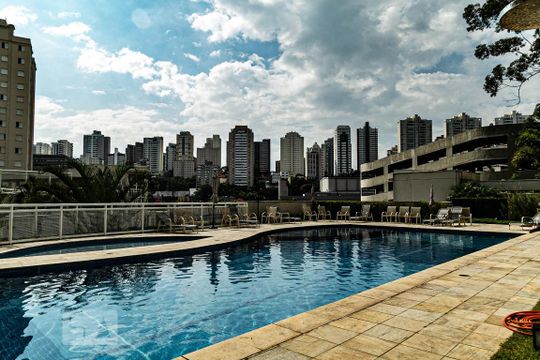 Área comum - Piscina de apartamento para alugar com 1 quarto, 49m² em Vila Andrade, São Paulo