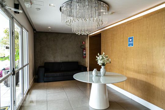 Hall de apartamento para alugar com 1 quarto, 49m² em Vila Andrade, São Paulo