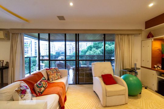 Sala de apartamento à venda com 4 quartos, 170m² em Botafogo, Rio de Janeiro