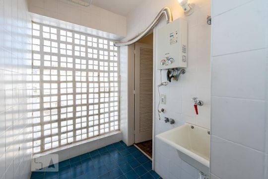 Área de Serviço de apartamento à venda com 2 quartos, 74m² em Jardim Botânico, Rio de Janeiro