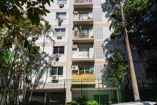 Fachada de apartamento à venda com 2 quartos, 74m² em Jardim Botânico, Rio de Janeiro