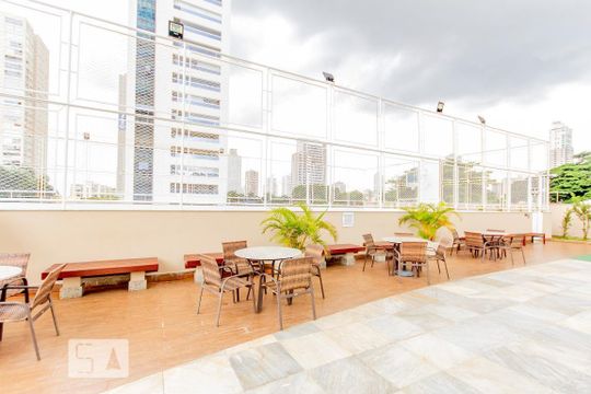 Área comum de apartamento para alugar com 1 quarto, 44m² em Setor Bueno, Goiânia