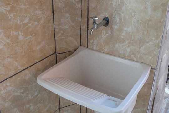 Área de Serviço de kitnet/studio para alugar com 1 quarto, 27m² em Curicica, Rio de Janeiro