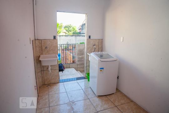 Área de Serviço de kitnet/studio para alugar com 1 quarto, 27m² em Curicica, Rio de Janeiro