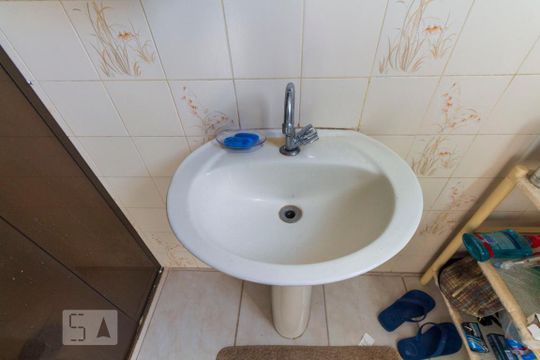 Banheiro Social de apartamento para alugar com 2 quartos, 60m² em Planalto Paulista, São Paulo