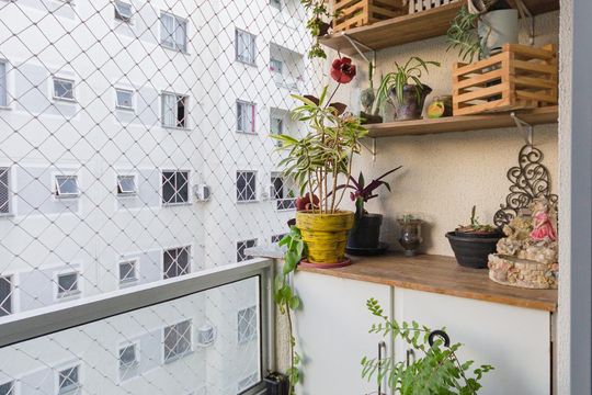 Varanda de apartamento à venda com 2 quartos, 55m² em Taquara, Rio de Janeiro