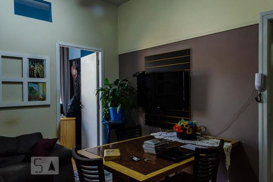 Sala de apartamento à venda com 2 quartos, 52m² em Centro, São Paulo