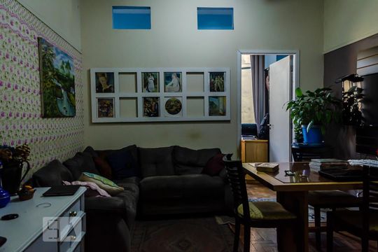 Sala de apartamento à venda com 2 quartos, 52m² em Centro, São Paulo