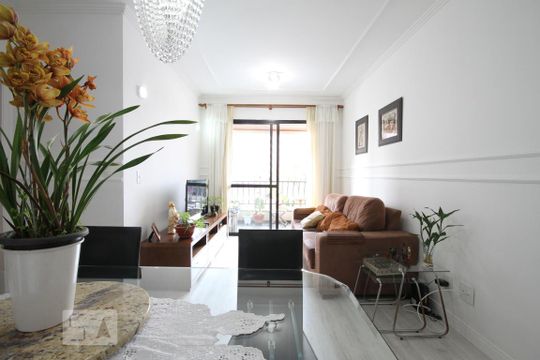 Sala de apartamento à venda com 3 quartos, 87m² em Vila Santo Estéfano, São Paulo