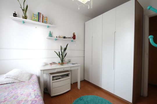 Quarto 1 de apartamento à venda com 3 quartos, 87m² em Vila Santo Estéfano, São Paulo
