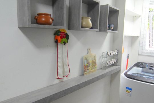 Cozinha de apartamento à venda com 2 quartos, 68m² em Marechal Rondon, Canoas