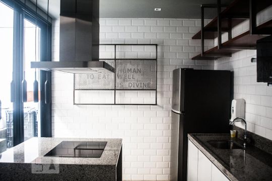 Espaço Gourmet de kitnet/studio para alugar com 1 quarto, 10m² em Vila Buarque, São Paulo