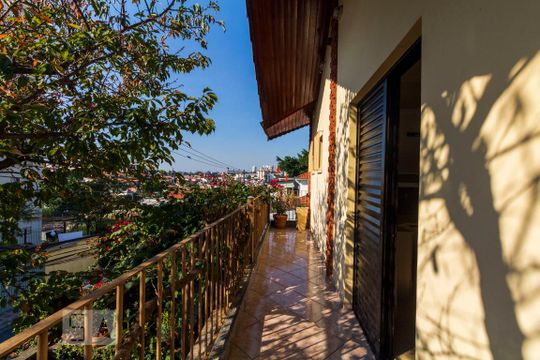 Varanda do Quarto 3 - Suíte de casa para alugar com 3 quartos, 198m² em São Judas, São Paulo