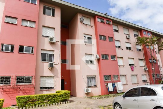 Fachada do Bloco de apartamento à venda com 2 quartos, 55m² em Jardim Itu Sabará, Porto Alegre