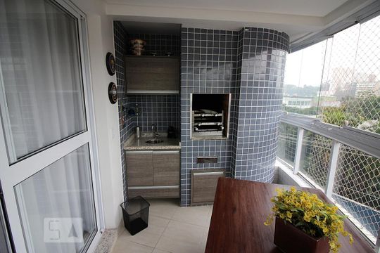 Varanda gourmet de apartamento à venda com 3 quartos, 150m² em Centro, São Bernardo do Campo