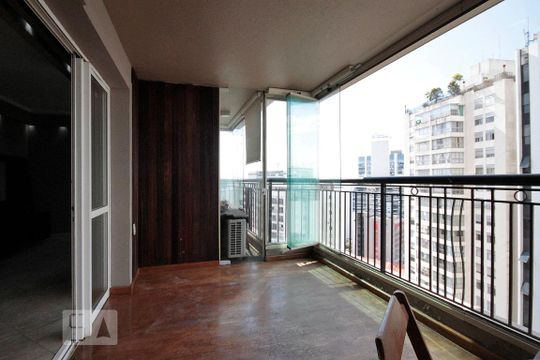 Varanda de apartamento para alugar com 3 quartos, 147m² em Jardim Paulista, São Paulo
