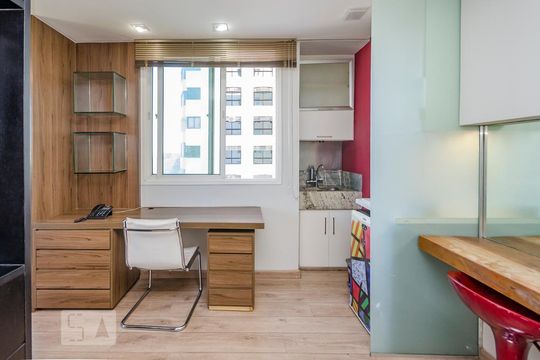 Sala de kitnet/studio para alugar com 1 quarto, 45m² em Estoril, Belo Horizonte