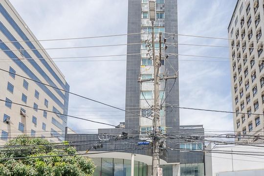 Fachada de kitnet/studio para alugar com 1 quarto, 45m² em Estoril, Belo Horizonte