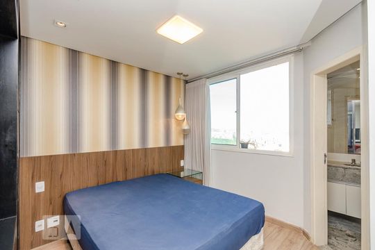 Quarto de kitnet/studio para alugar com 1 quarto, 45m² em Estoril, Belo Horizonte