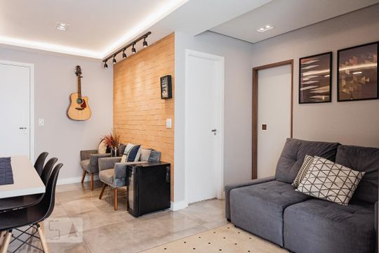 Sala de apartamento à venda com 1 quarto, 50m² em Vila Andrade, São Paulo