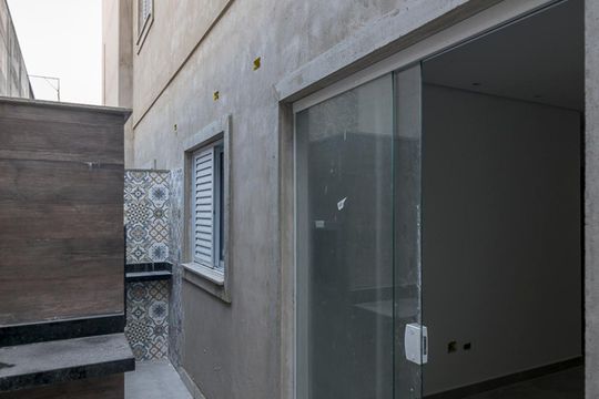 Terraço com Churrasqueira de apartamento à venda com 3 quartos, 70m² em Vila Curuca, Santo André