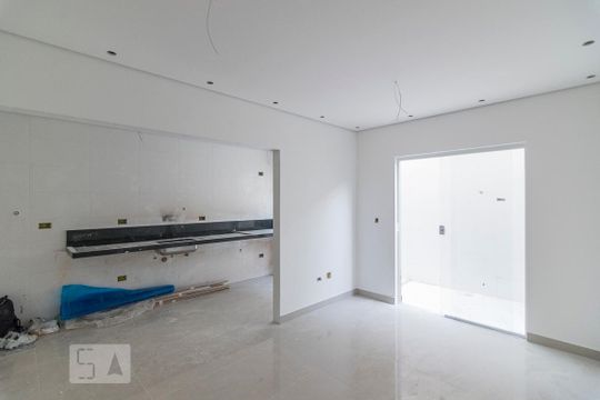 Sala de apartamento à venda com 3 quartos, 70m² em Vila Curuca, Santo André