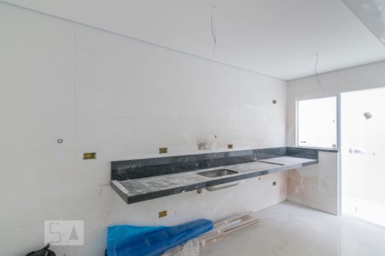 Cozinha de apartamento à venda com 3 quartos, 70m² em Vila Curuca, Santo André