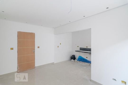 Sala de apartamento à venda com 3 quartos, 70m² em Vila Curuca, Santo André