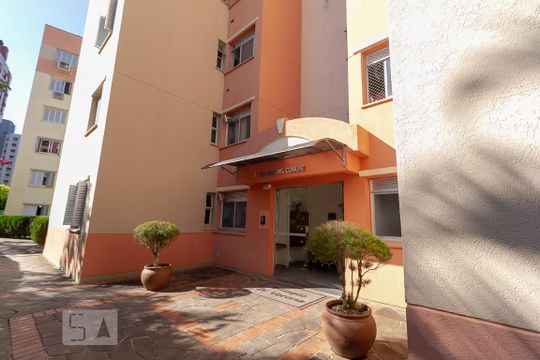Fachada do bloco de apartamento à venda com 3 quartos, 69m² em Jardim Carvalho, Porto Alegre